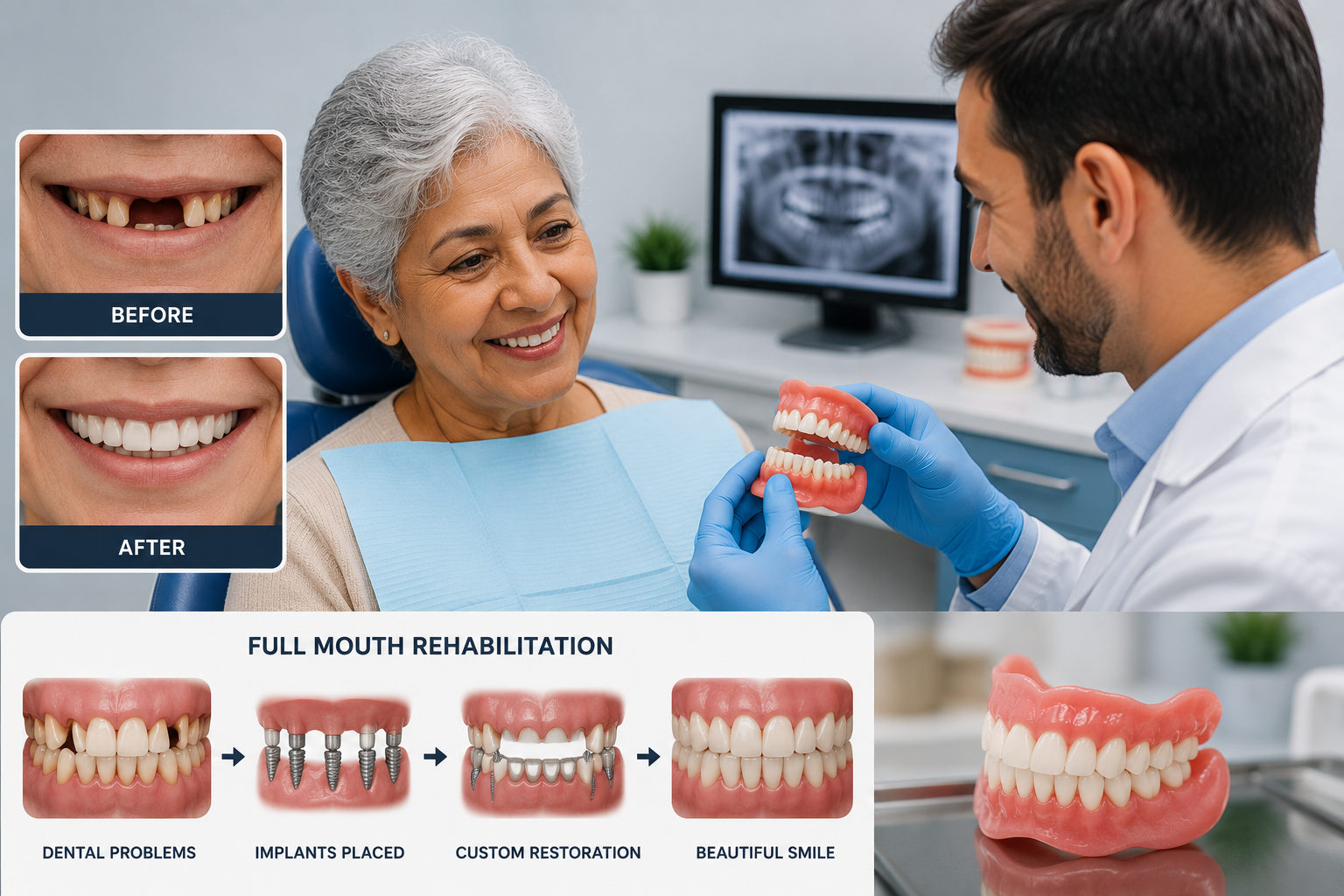 Dentures & Full Mouth Rehabilitation